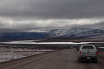 A magnífica paisagem polar da tundra, na Dalton Highway, no norte do Alaska